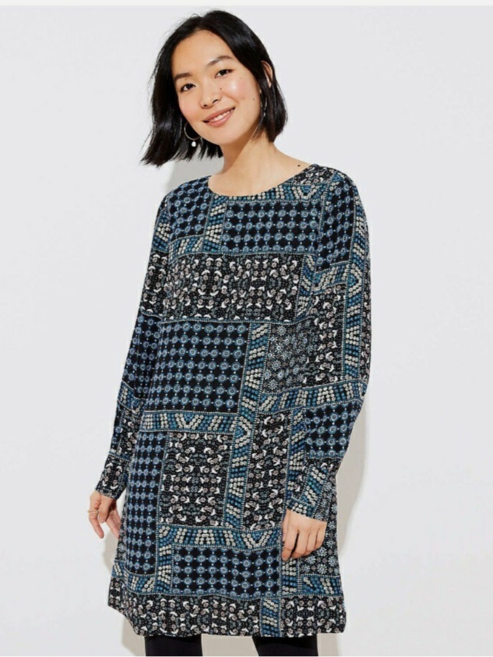Loft Patchwork Dress - Picture 3 of 8